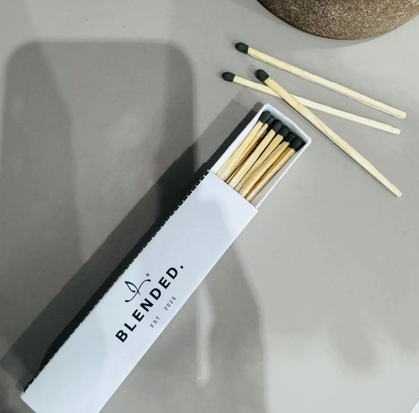 Box of Long Eco-Friendly BLENDED Candles Matches.